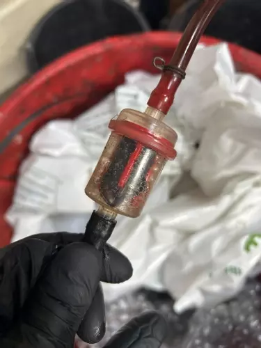Dirty Fuel Filter On An EDGE Panther